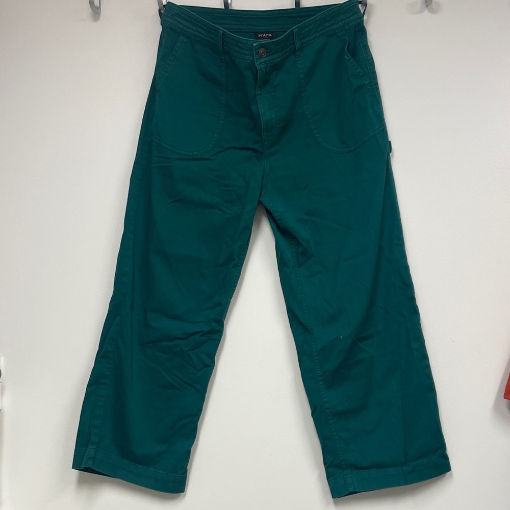 Prana Teal Wide Leg Pants